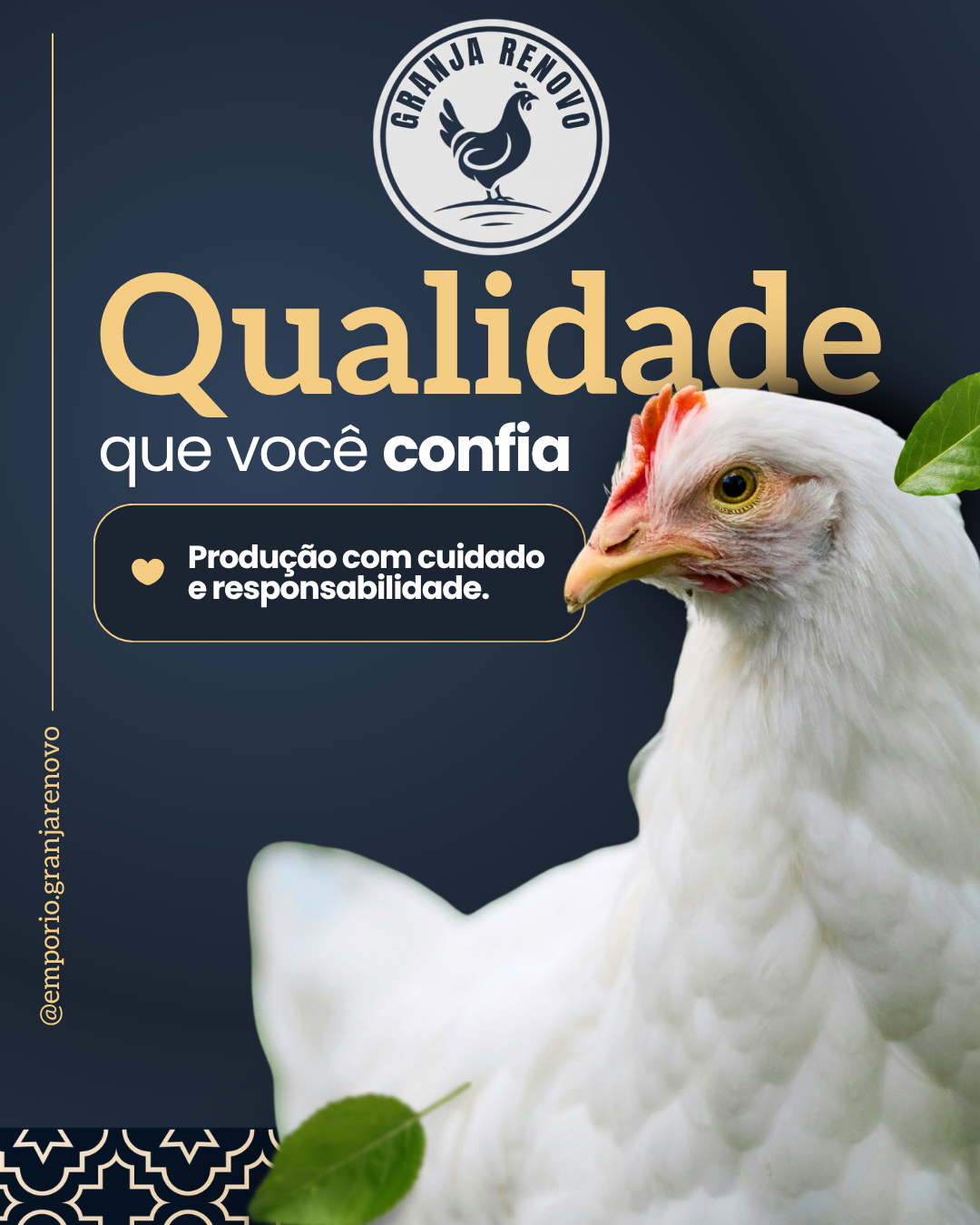 Qualidade Granja Renovo: produção com cuidado e responsabilidade